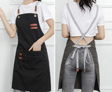 Women's Cotton Apron Waitress Bakery Restaurant Cooking – Red