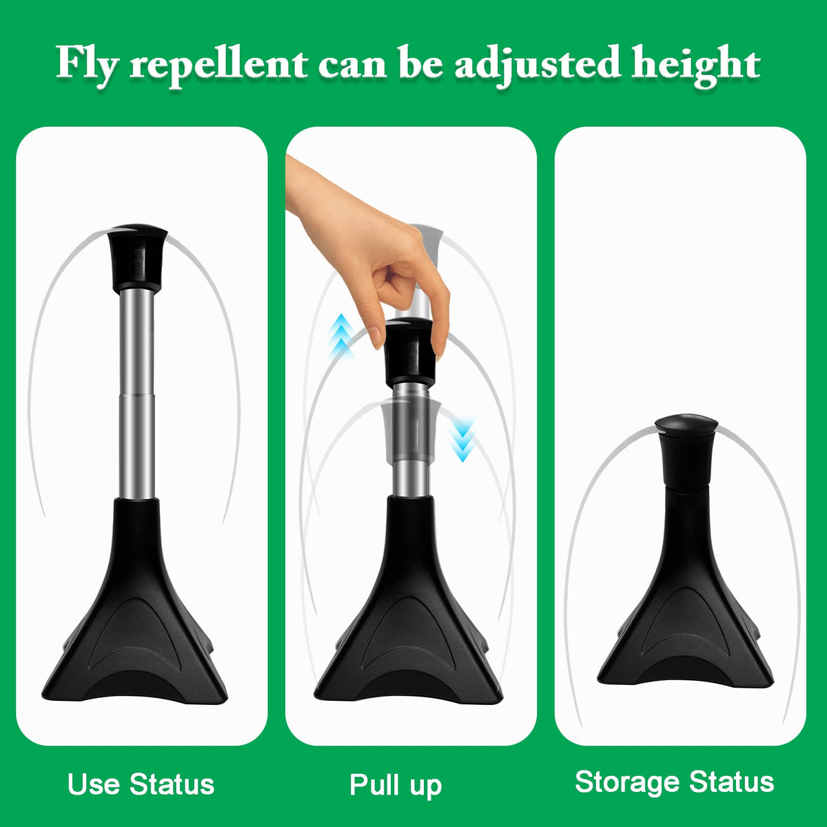 4PCS Flies and Mosquitoes Repelling Insect Fans Keep Flies and Insects Away from Food without Using Chemicals Enjoy Your Meals Outdoors