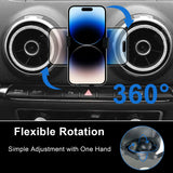 Suport auto gravitațional din aluminiu pentru telefon compatibil Audi A3 / S3 8V (2013-2019)