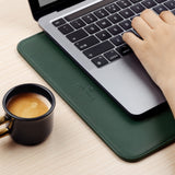 Husă de protecție din piele ecologică Comfyable compatibilă MacBook Air 15 inch M2/M3/M4 – Verde Sequoia