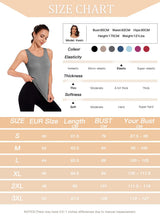 Women's Tank Top with Integrated Bra Wide Straps Built-In Cups - XL