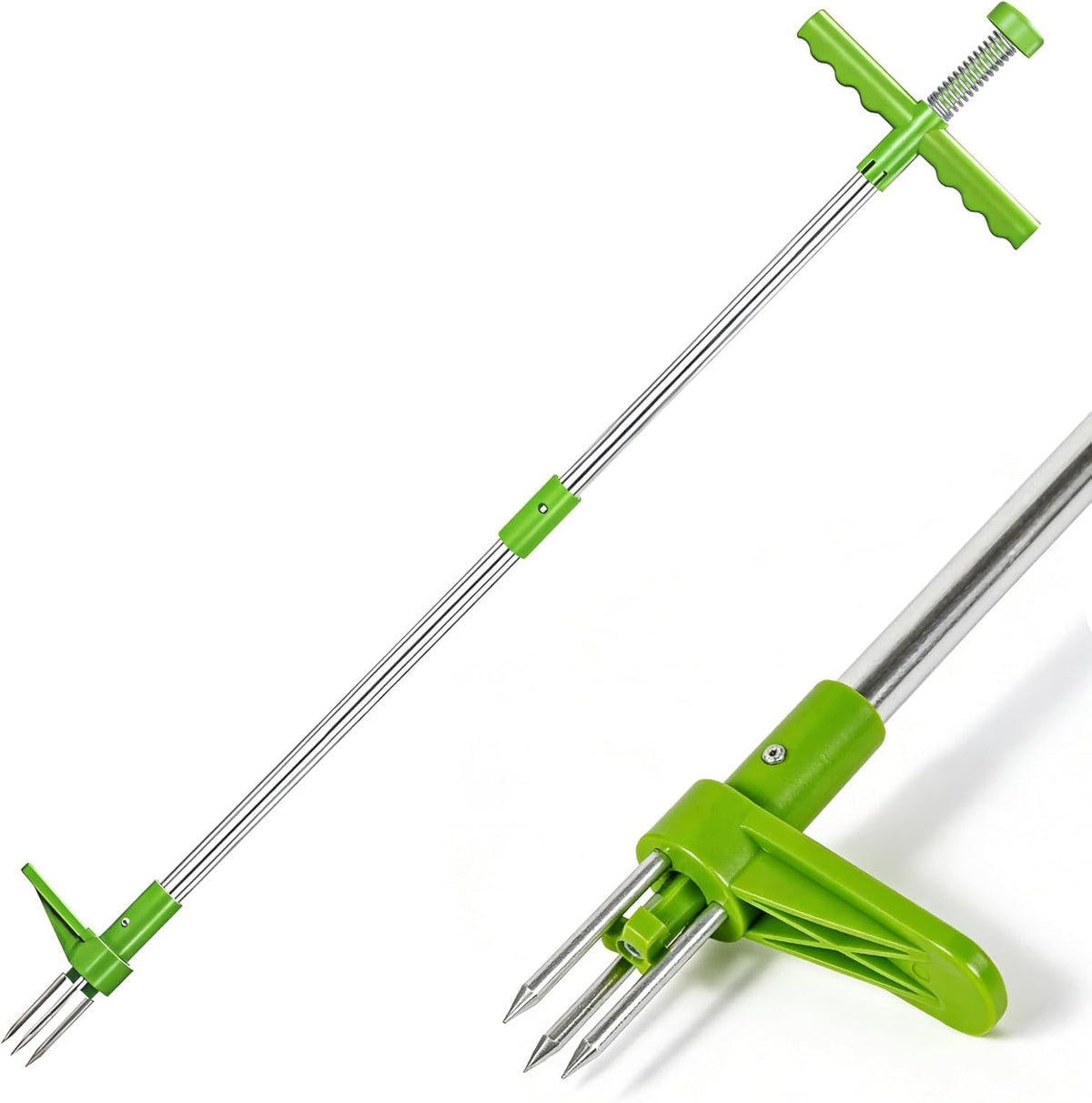 Manual Weed Puller Pedal-Operated Stainless Steel Claws – 100cm