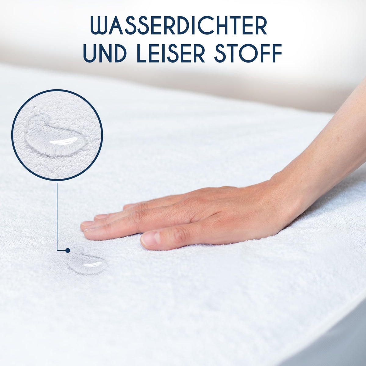 Mattress Protector 80x160 Waterproof Dreamzie - Oeko-TEX - Breathable Anti-Allergy and Anti-Mite - Waterproof Mattress Topper
