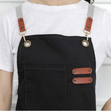 Women's Cotton Apron Waitress Bakery Restaurant Cooking – Red