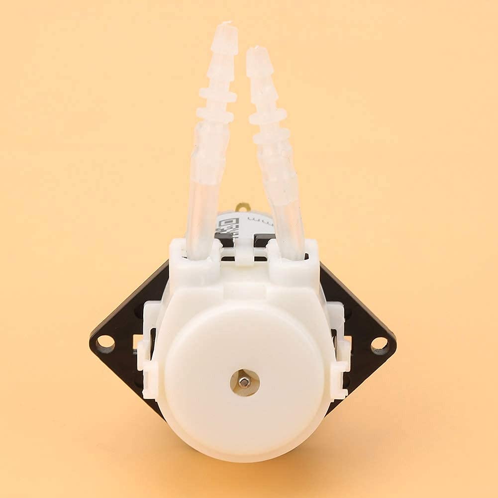 Pompă peristaltică dozatoare automată 24V 3x5 mm pentru acvariu și laborator – Alb