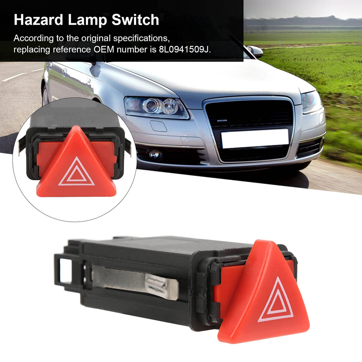 Buton avarii comutator semnalizare Fydun compatibil Audi A3 8L1 (8L0941509J)
