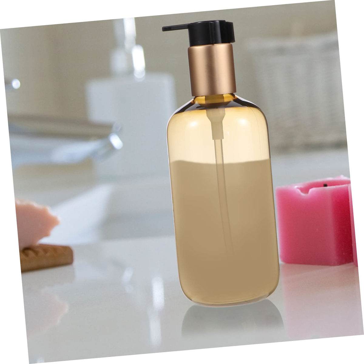 Refillable Pump Bottles 4-Pack Leak-Proof Travel Dispensers – 6.73x4.88x2.44in
