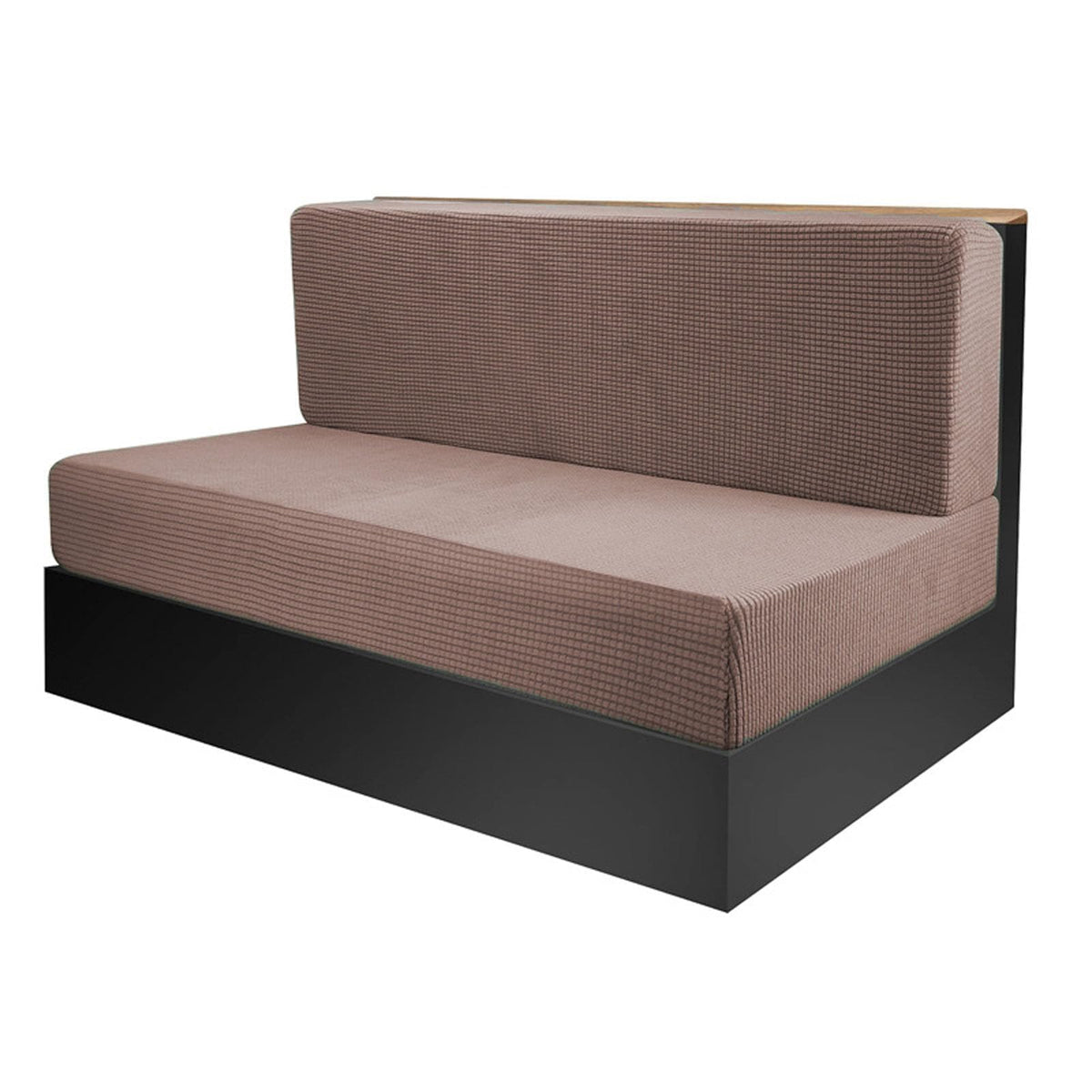 Huse elastice lavabile pentru perne canapea rulotă / autorulotă, set 2 bucăți – Cafea cu lapte