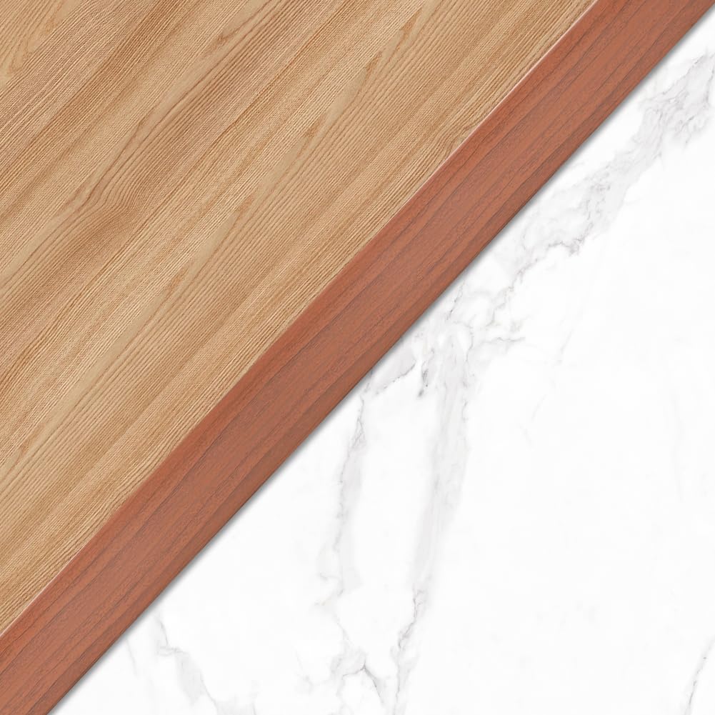 Self-Adhesive Transition Strip PVC 3m x 50mm for Flooring – Brown Wood Grain