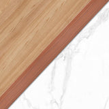 Self-Adhesive Transition Strip PVC 3m x 50mm for Flooring – Brown Wood Grain