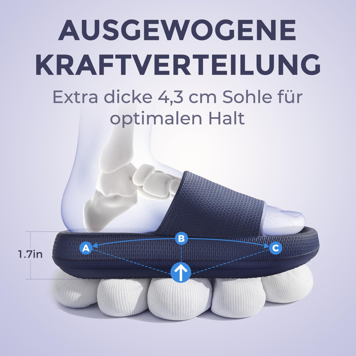 Bath Slippers Unisex Anti-Slip Comfort