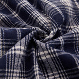 Men's Checkered Flannel Shirt Long Sleeve Button-Down Casual Loose Fit – Green-Black XXL