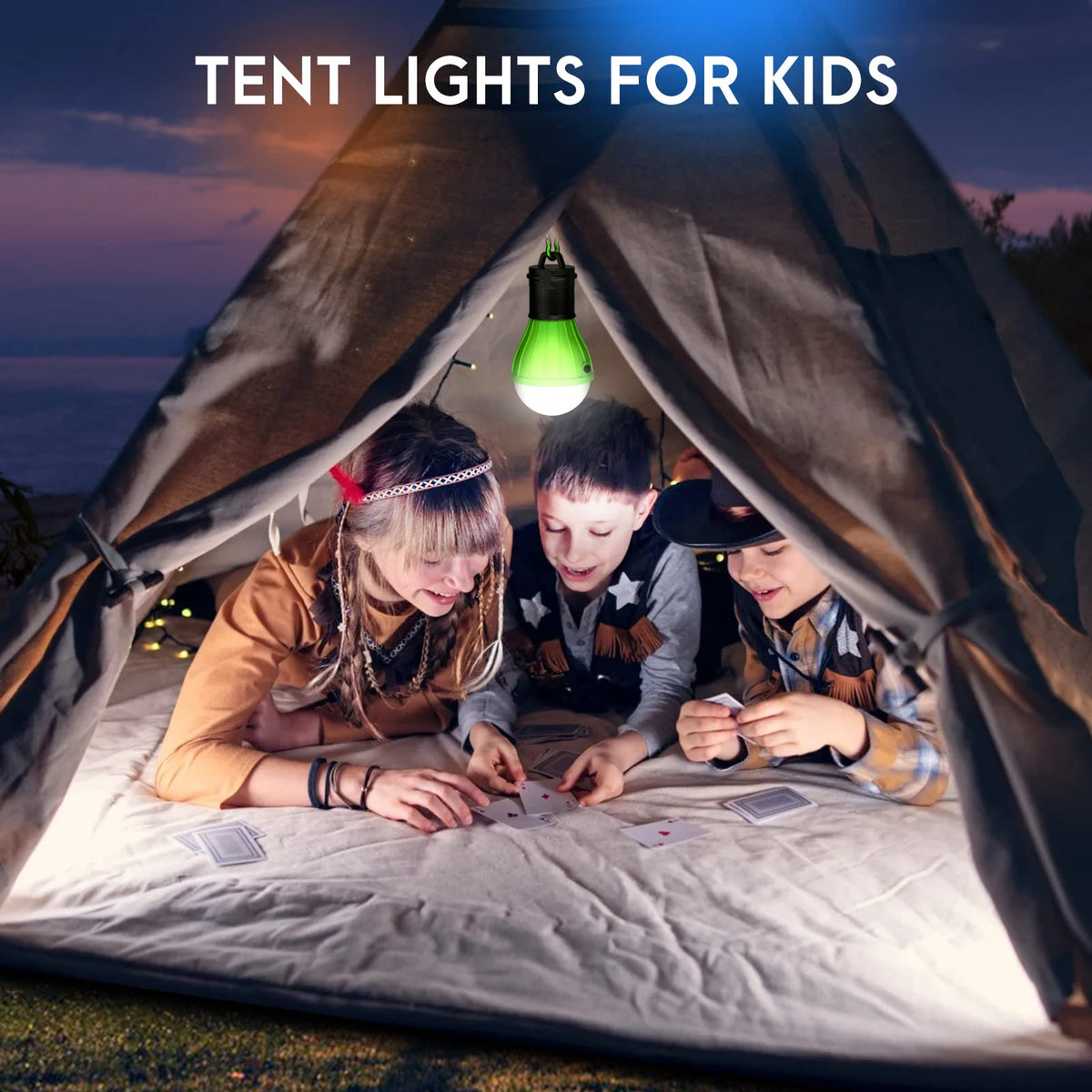 Lanternă LED de cort și camping suspendabilă tip bec Winzwon