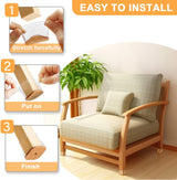 20 Pieces Square Chair Pads (Scope of Application 26-40 mm) Silicone Chair Pads, Transparent Chair Leg Protectors, Anti-Scratch Floor Protection
