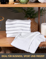 5-Pack Men's Cotton Undershirts Sleeveless High-Quality – White M