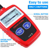 OBD2 Diagnostic Scanner Vehicle Code Reader Full OBDII Functions - OBD2