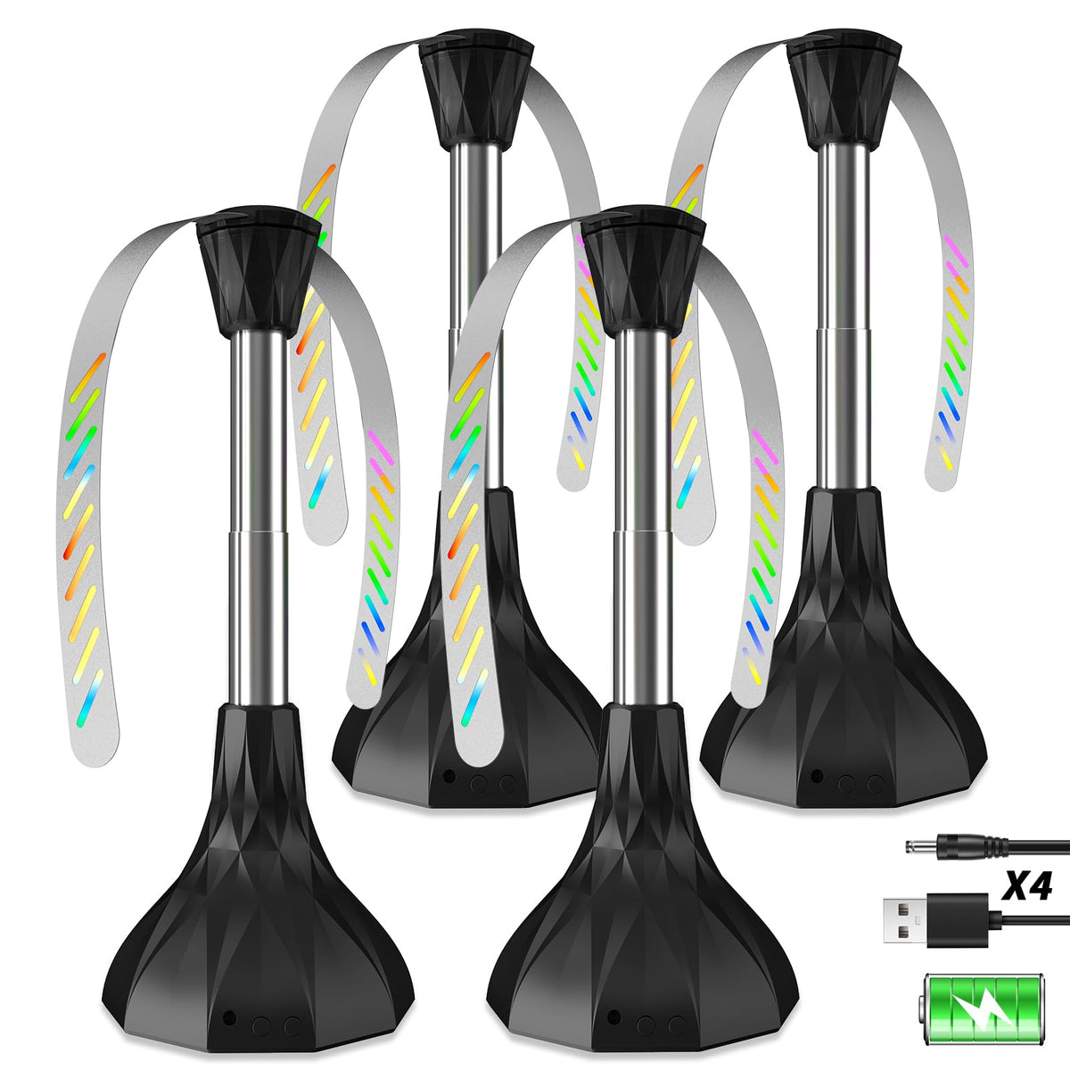 Tabletop Fly Repellent Fan Physical Insect Expulsion – 4 Pack
