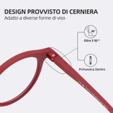 Ochelari de citit antireflex rotunzi retro cu filtru lumină albastră – Diverse dioptrii