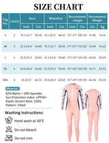 Costum de înot întreg cu mânecă lungă pentru fete protecție solară UPF50+ – XXL (140-146 cm)