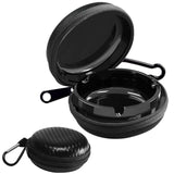 Pocket Ashtray Portable Travel Ashtray with Lid Keychain Outdoor Camping – Keyring