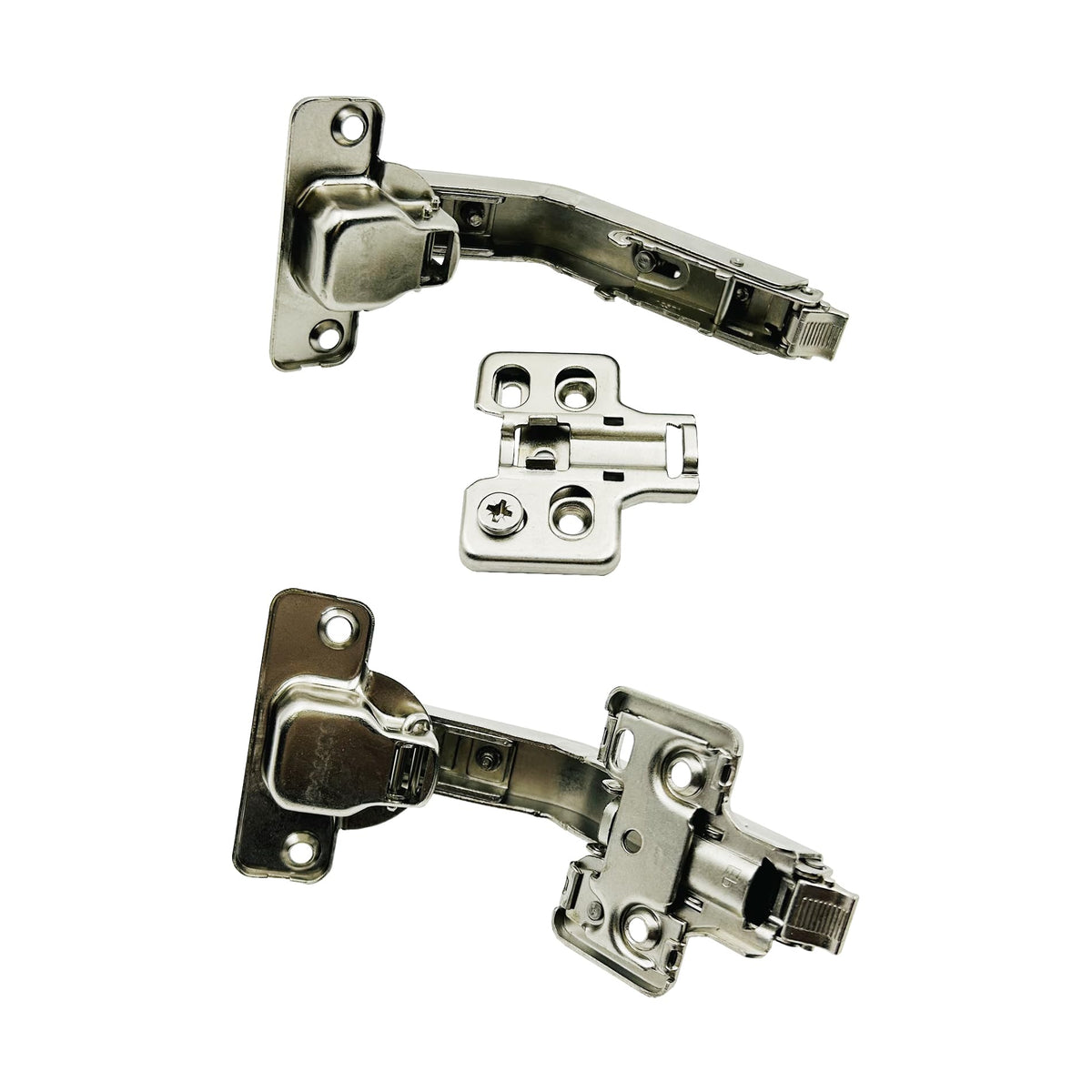 LOOTICH 135 Degree Clip-on Angle Hinge with Screws – 35 mm, 2 Pieces