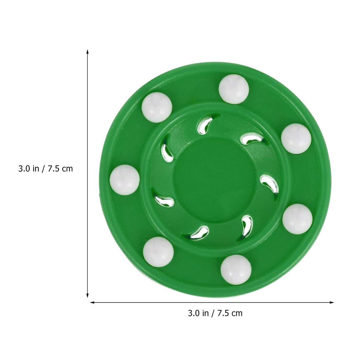 Street Hockey Puck Professional Training 7.5cm – Green