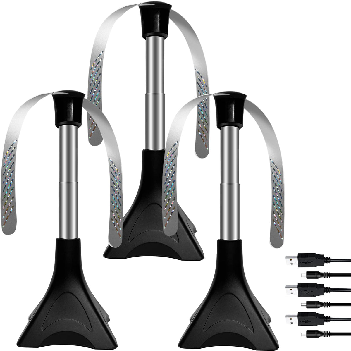 3 PCS Fly Repellent, Mosquito Repellent Fan, Fly Repellent Fan, Fly Protection, Keeps Flies Away From Food