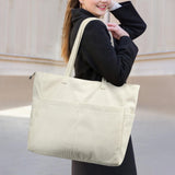 Cord Beach Bag XXL Zipper 17-inch Laptop Compartment – 25L