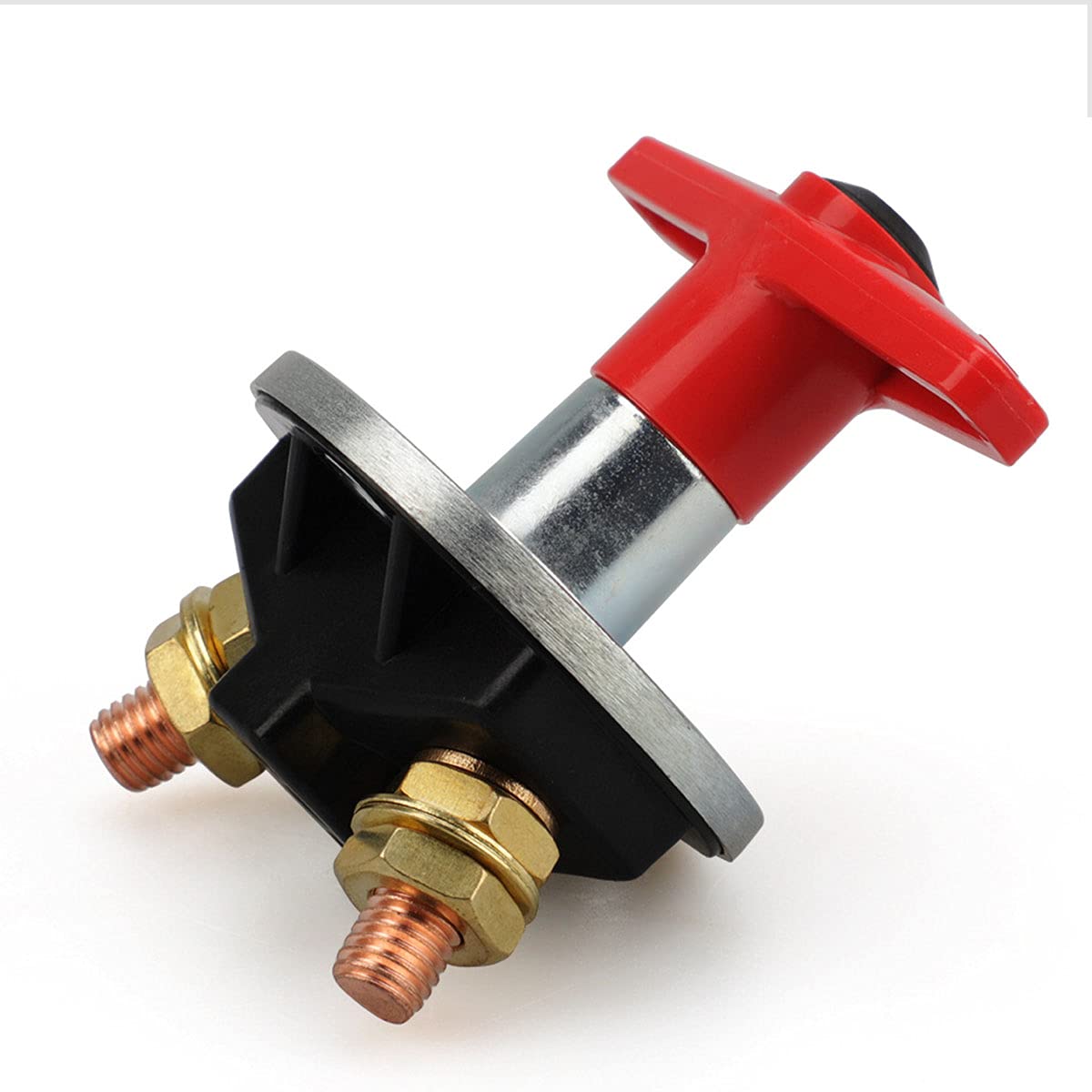Car Battery Isolator Switch-Leak-proof Button Type Battery Master Switch 12volt-60volt 200A Isolator Switch Battery for Boat Motorcycle Yacht Car Caravan Built-in Power Switch