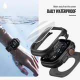 Apple Watch Metal Protective Case 3‑in‑1 with Screen & Back Cover – 49mm Black