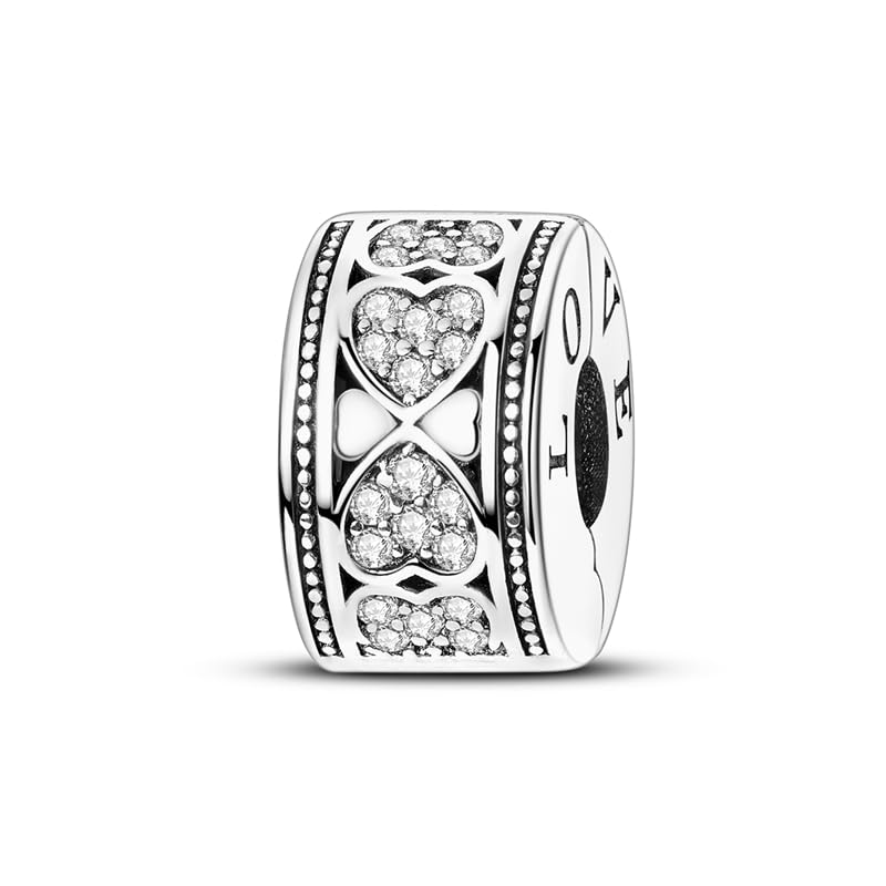 Sterling Silver Charm Pendant for European Bracelets – Silver