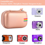Protective Kids Camera Case Compatible ITSHINY/WOWGO 3.5in - Pink