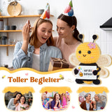 Hand-Crocheted Bee Figurine Gift for Women – Yellow