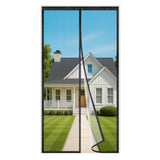 Plasă magnetică anti-insecte pentru ușă de balcon cu închidere automată 80x200 cm