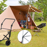 Push Handle Telescopic for Folding Handcart Replacement Collapsible – Universal