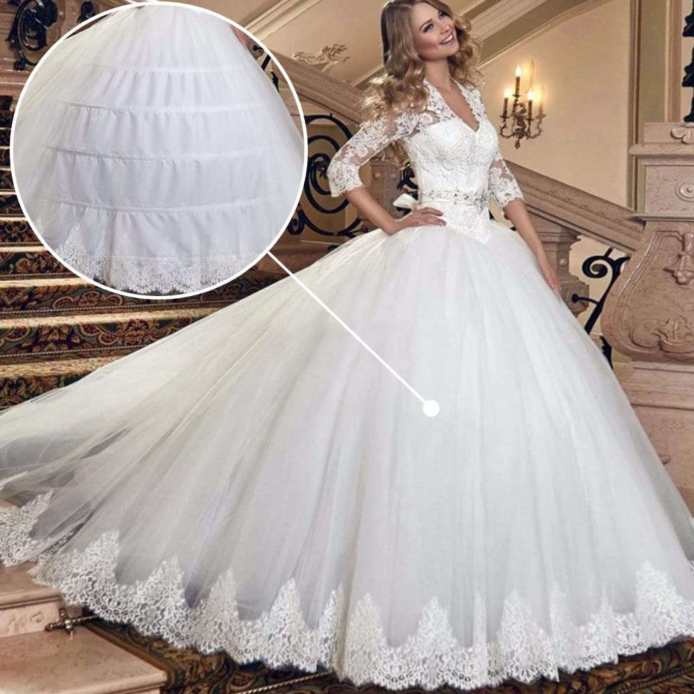 Wedding Accessories Petticoat - Bridal Hoop Skirt Hoop Skirt for Wedding Dresses Ball Gowns Evening Dresses Bridal Gowns Prom Dresses, Dance, Bar (Adult)