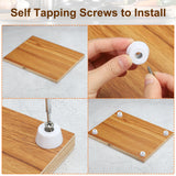 Non-Slip Rubber Feet 20 Sets 0.75×0.39in with Washers & Screws for Appliances