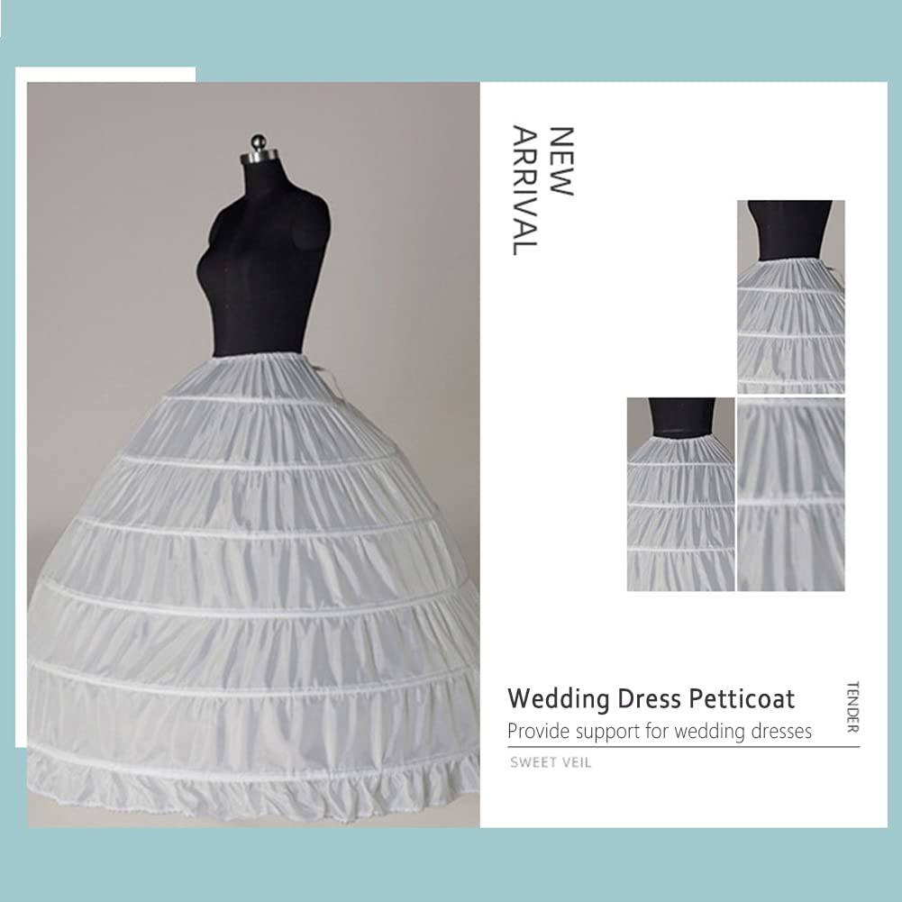 Wedding Accessories Petticoat - Bridal Hoop Skirt Hoop Skirt for Wedding Dresses Ball Gowns Evening Dresses Bridal Gowns Prom Dresses, Dance, Bar (Adult)