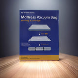 WORKKOOL Vacuum Mattress Bag for Moving, Vacuum Sealed Bags for Mattress Storage, Foam Mattress Bag with Zipper (for Mattress 140/160 * 200cm)