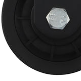 NAMYEUT 4 pieces 37 mm pulleys for ropes, steel rope pulley with screws, rope pulley pulley, pulley wheel pulley for ropes steel rope, load capacity 190 kg