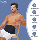 Centură de susținere reglabilă pentru pungi stomice Heagimed cu buzunar interior, bărbați și femei – Negru XL (99.1 cm)
