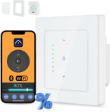 Întrerupător tactil inteligent WiFi pentru rulouri electrice compatibil Alexa/Google Smart Life