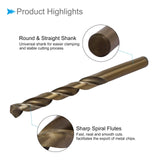 HSS Cobalt Spiral Drill Bit 9.8mm x 130mm for Metal Wood Plastic Aluminium – 9.8mm