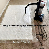 WORKKOOL Vacuum Mattress Bag for Moving, Vacuum Sealed Bags for Mattress Storage, Foam Mattress Bag with Zipper (for Mattress 80/90/100 * 200cm)