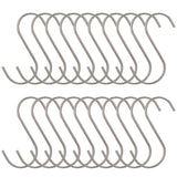 S Hooks Stainless Steel 20-piece Medium – Silver