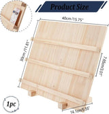 Suport etajat din lemn pentru expunere cercei și bijuterii nbeads 40x14x30 cm