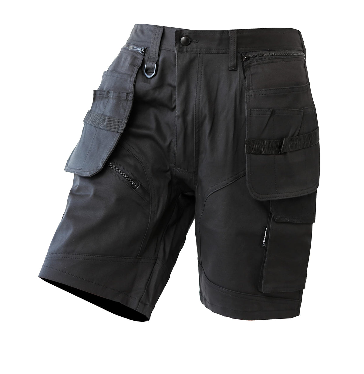 Pantaloni scurți de lucru rezistenți pentru bărbați WORK IDEA cu multiple buzunare de scule