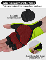 INBIKE Training Gloves Fitness Crossfit Weightlifting Breathable – Green L