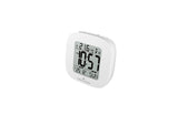 Ceas deșteptător digital de noptieră AP058 afișaj LED silențios – Alb