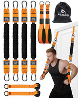 Set benzi elastice de rezistență fitness reglabile 75–300 lbs cu ancoră de ușă